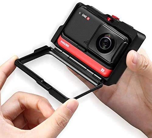 Sta360 ONE R Camera Metal Protection Frame & Extended Mount - Durable Aluminum Alloy Cover for 360 Action Camera - Perfect for Vlogging, Travel & Outdoor Adventures