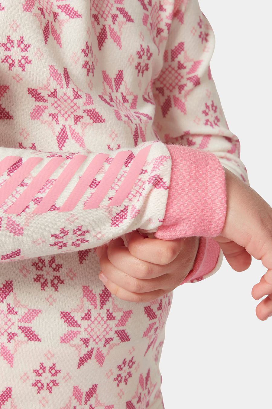 Helly Hansen Kids Lifa Merino Baselayer Set for Girls - Sugar Pink | Warm Winter Underwear for Skiing, Snowboarding & Outdoor Activities