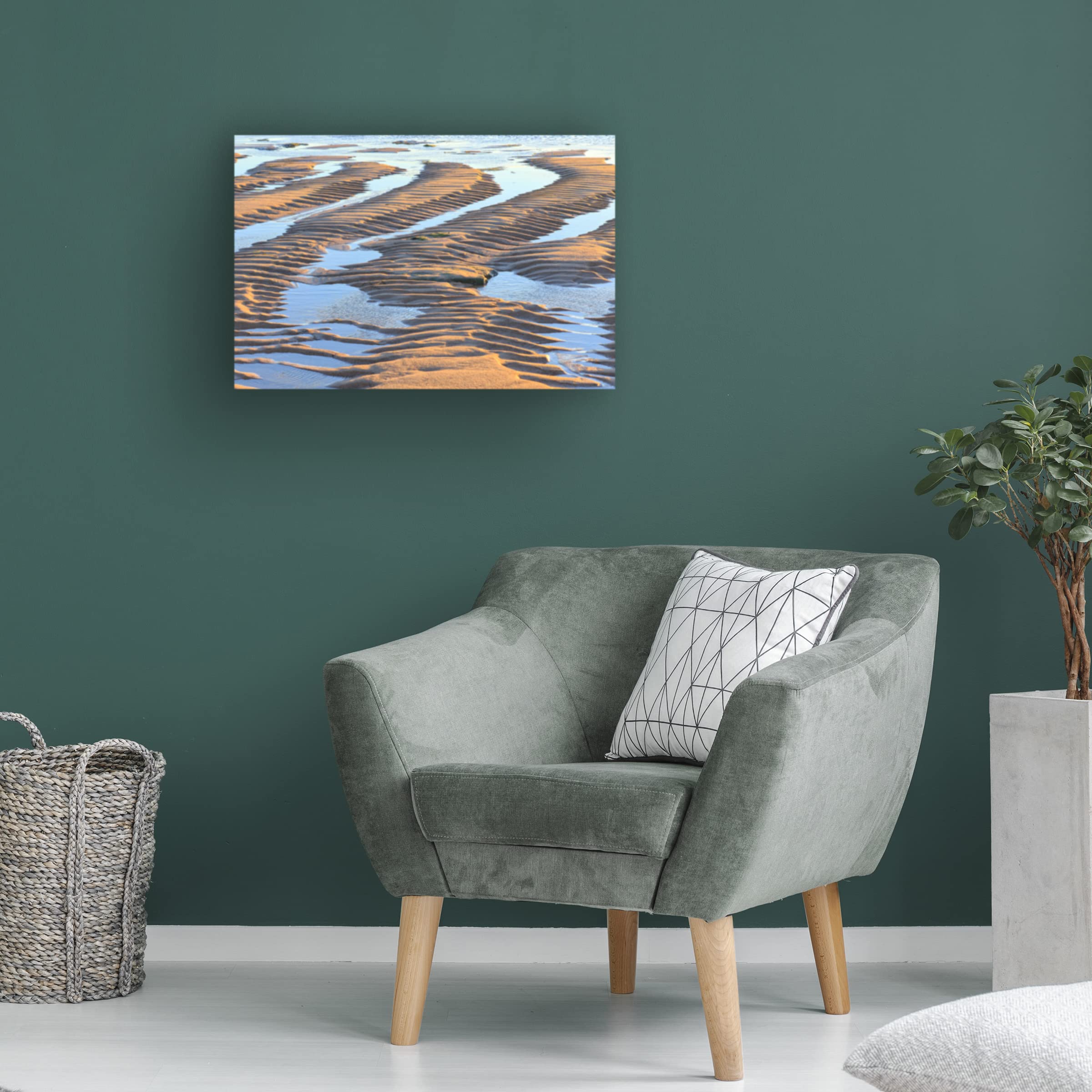 Trademark Fine Art 'Beach Art' Canvas Print by Beata Czyzowska Young - Coastal Wall Decor for Living Room, Bedroom & Office