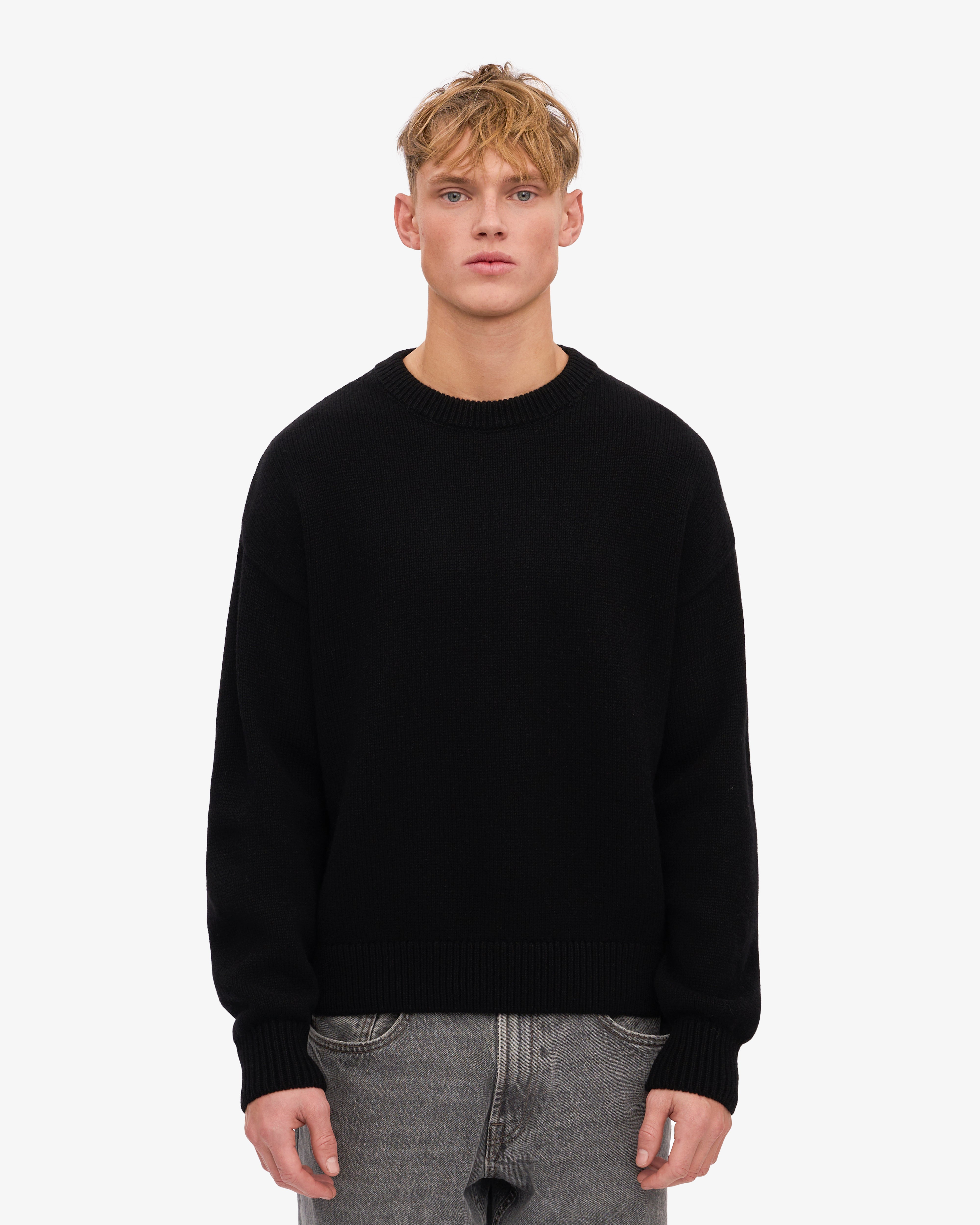 Premium Oversized Merino Wool Crew Neck Sweater for Men & Women - Ultra Soft & Warm Winter Pullover - Perfect for Casual Outfits, Office Wear & Cold Weather Layering