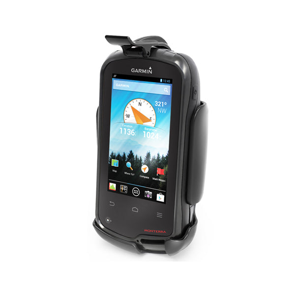 RAM Mount Cradle for Garmin Monterra GPS - RAM-HOL-GA64U Universal Motorcycle Bike Handlebar Mount - Perfect for Off-Road Adventures & Navigation