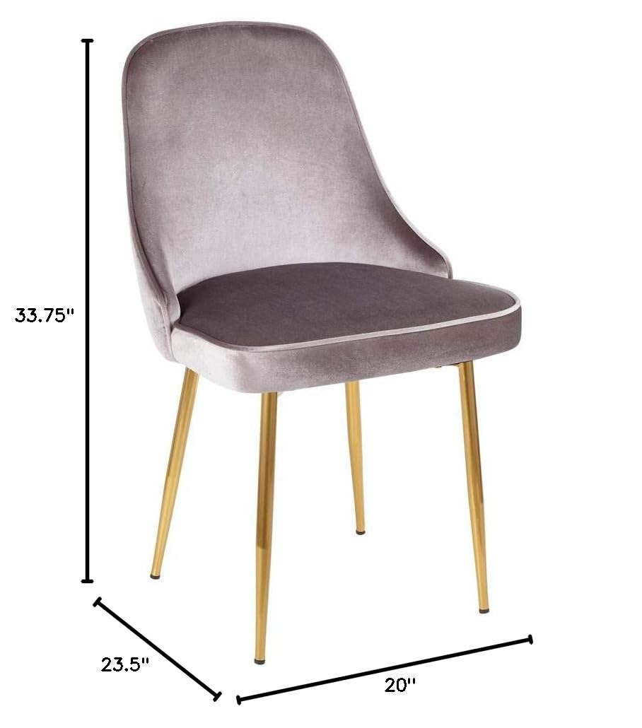 LumiSource Marcel Upholstered Dining Chairs Set of 2 - Modern Kitchen Chairs for Dining Table, Comfortable Contemporary Seating for Home, Restaurant & Office Use