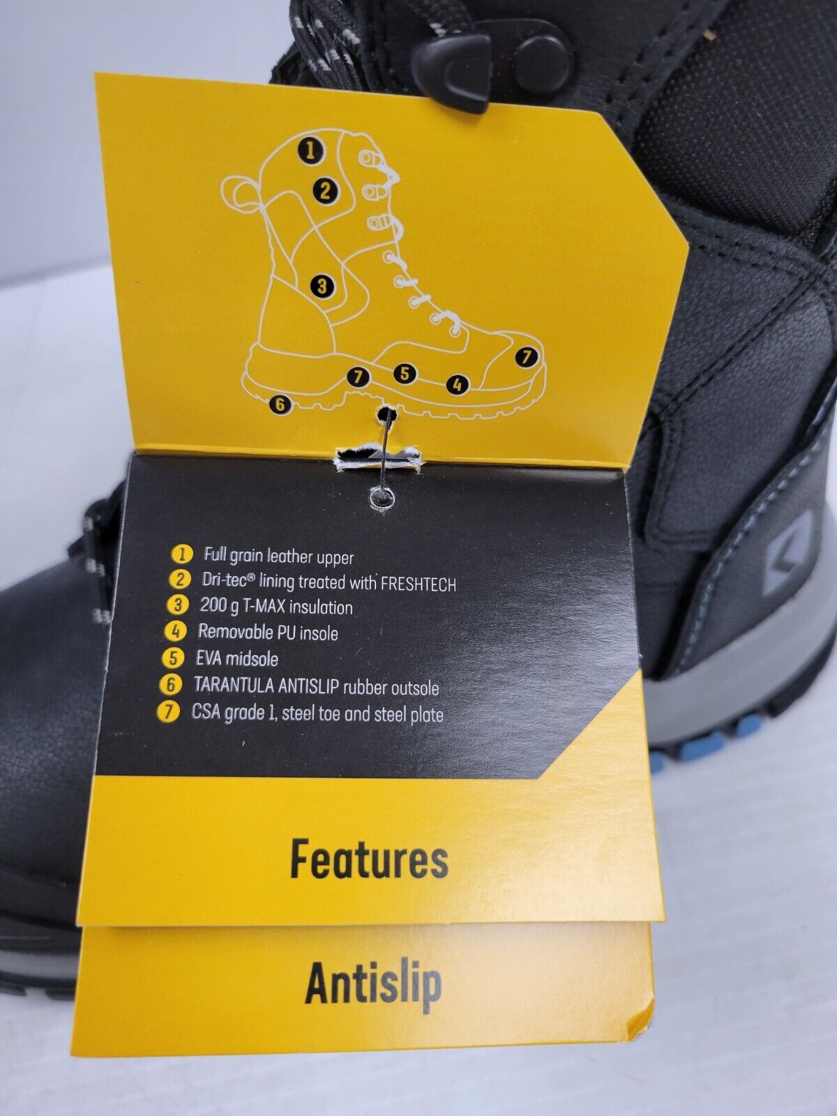 Dakota 8030 WorkPro Steel Toe Boots for Women - Size 7 | Safety Work Boots for Construction, Warehouse & Industrial Use