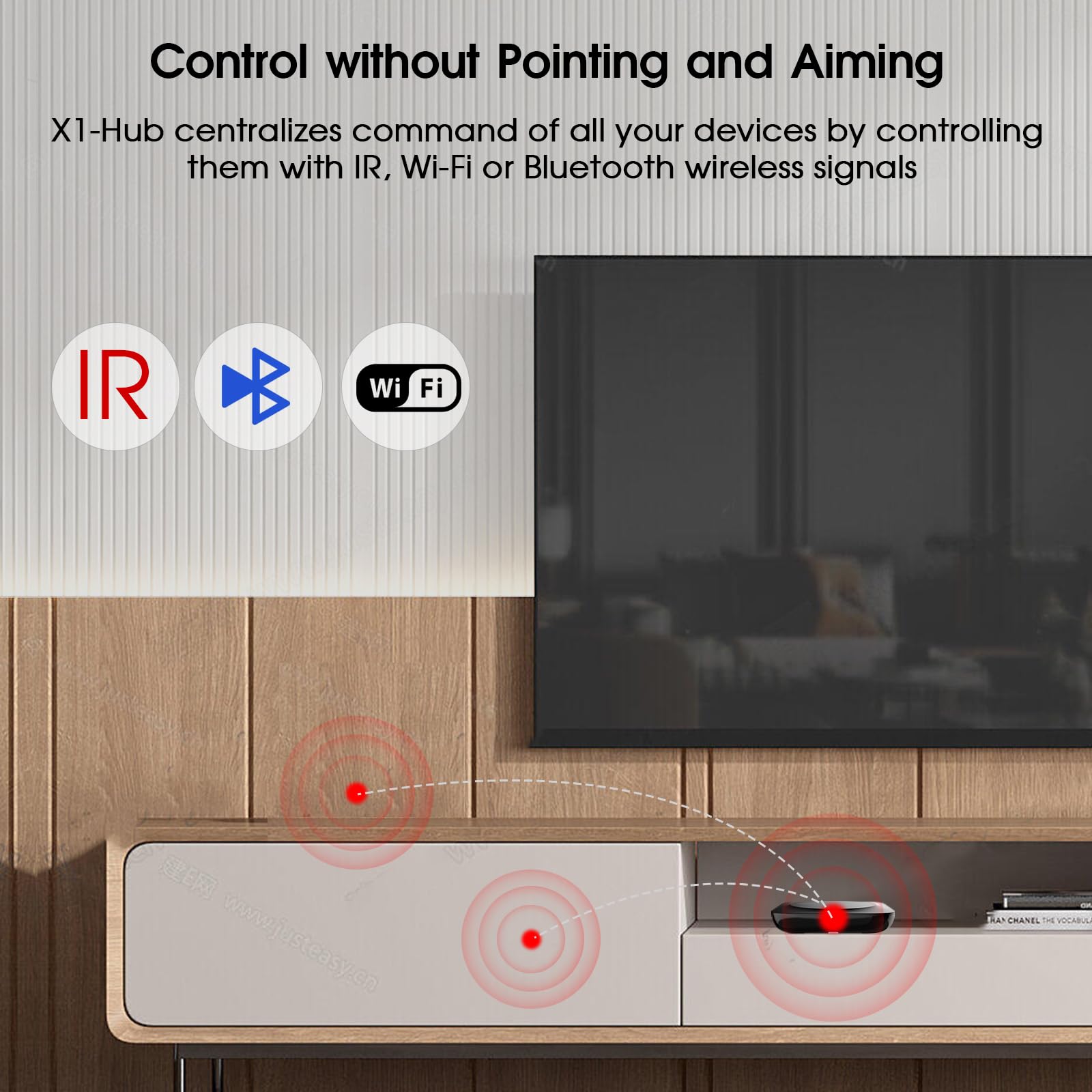 SofaBaton X1S Universal Remote Control with Hub & App - Smart All-in-One IR/Bluetooth/WiFi Device (500,000+ Compatible) for TV, Soundbar, Streaming & Smart Home - Works with Alexa & Google Assistant - Perfect for Home Theater & Living Room Entertainment Setup