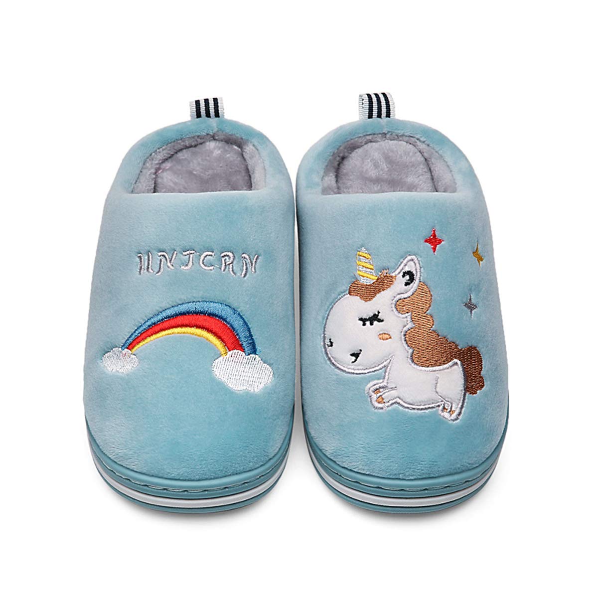 **Warm Fuzzy Kids House Slippers for Boys & Girls - Cozy Indoor Bedroom Shoes for Winter - Perfect for Home, Playtime & Relaxation**