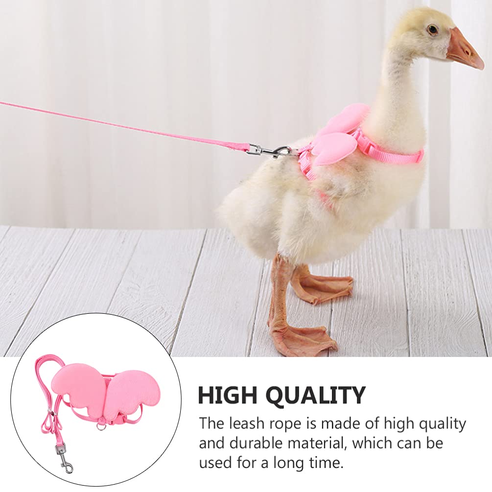 **Mikikit Adjustable Pet Walking Harness & Leash Set for Dogs, Cats, Chicken, Goose – Outdoor Training Traction Rope – Perfect for Walking, Hiking, and Backyard Play**