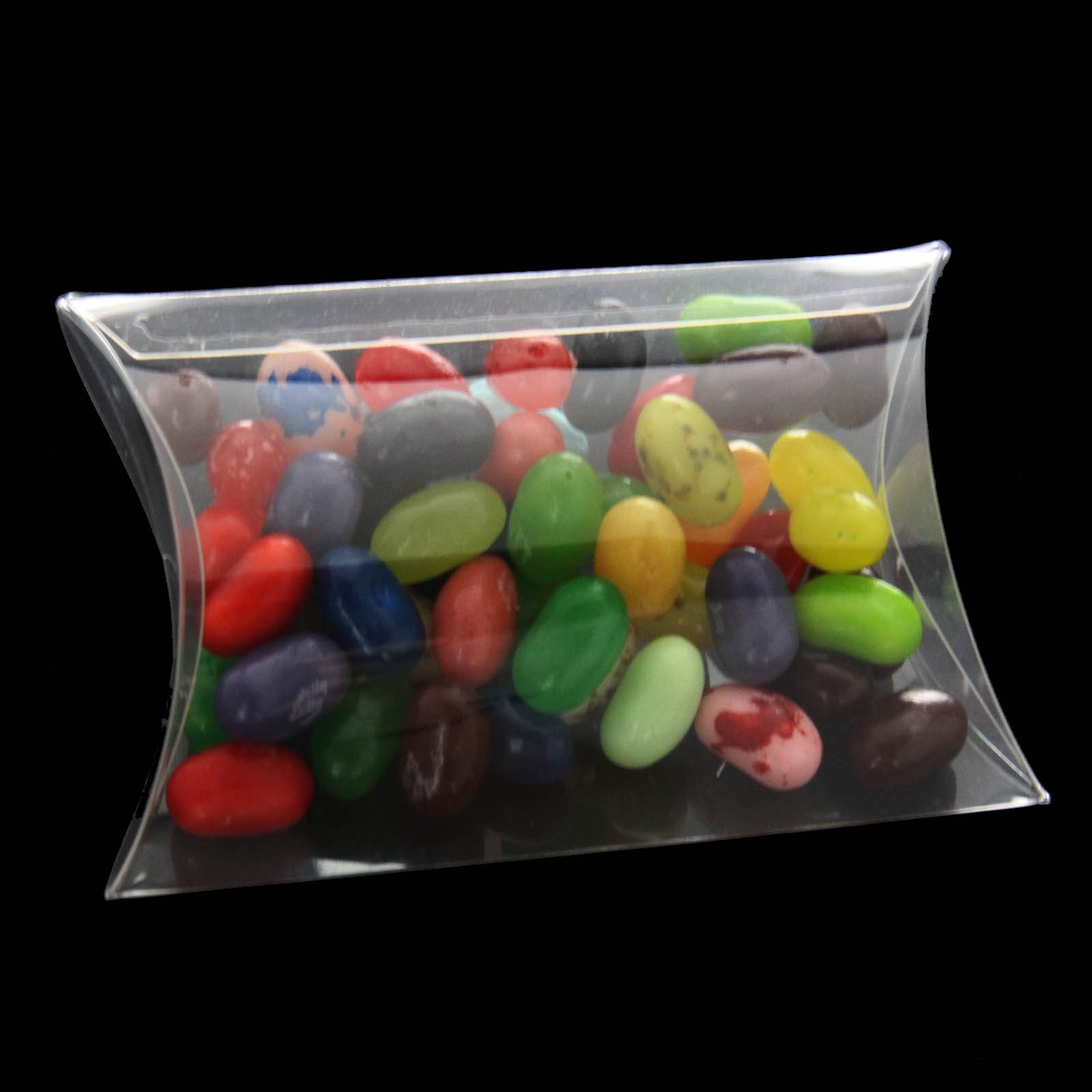 25pcs Plastic Candy Boxes - PVC Pillow Style Chocolate Favor Containers for Weddings, Parties & Events - Perfect for Wedding Favors, Baby Showers & Birthday Celebrations