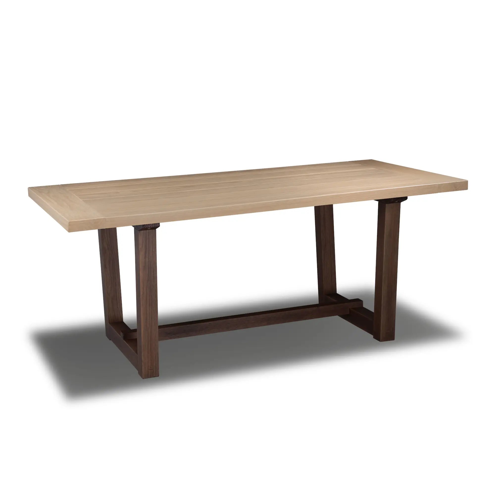 Customizable Cascais 72-Inch Modern Dining Table - Extendable Wooden Table for 8-10 People - Perfect for Family Gatherings & Dinner Parties