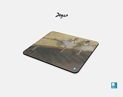 Edgar Degas Dancers Mouse Pad - Non-Slip Rubber Base for Laptop & Computer - Perfect for Home Office & Desk Use - Great Gift for Art Lovers & Ballet Enthusiasts