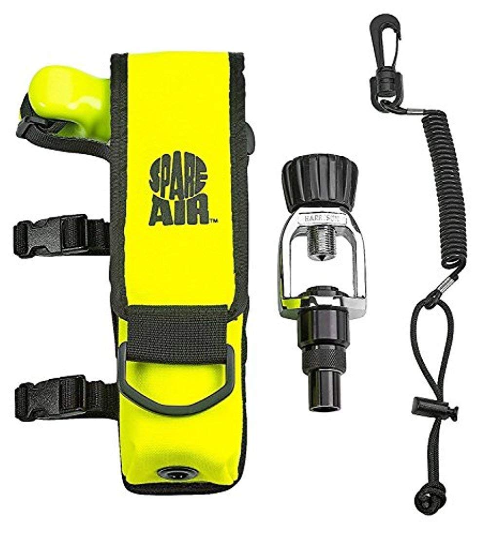 Spare Air Model 300 Scuba Diving Emergency Air Supply Kit - 3.0 cu ft Compact Snorkeling Backup System with Safety Whistle | Perfect for Scuba Divers, Snorkelers & Water Sports Enthusiasts
