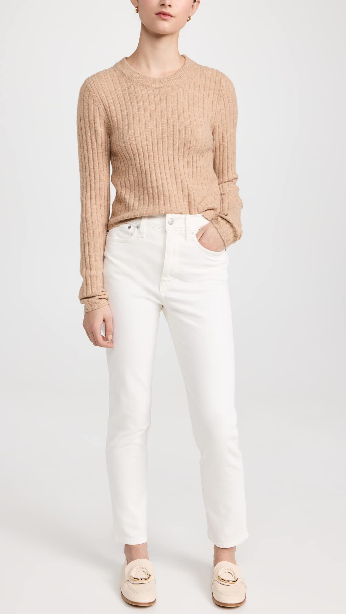 Madewell Women's Perfect Vintage Jeans - High Waist Straight Leg Denim Pants for Casual Wear & Everyday Outfits