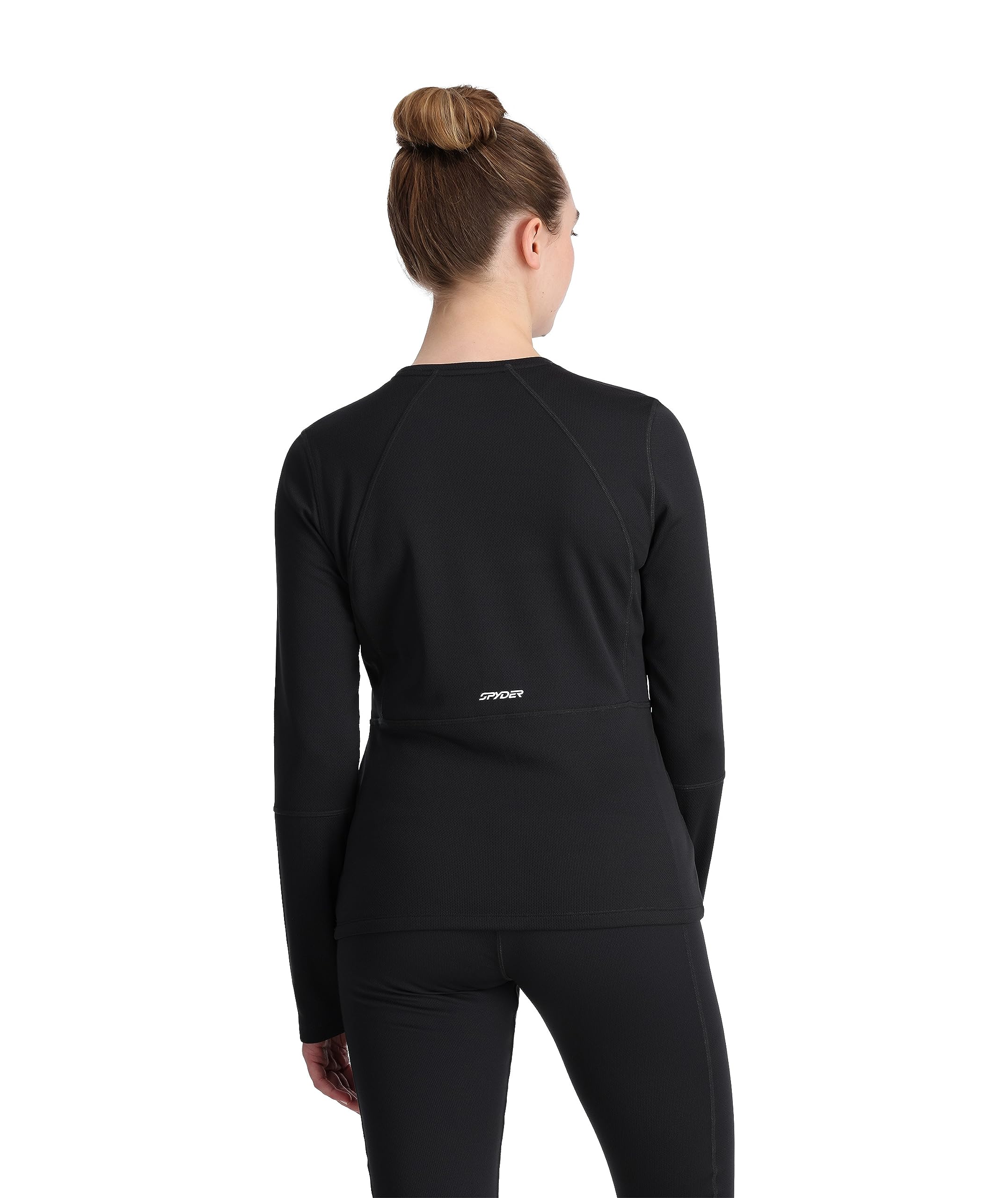 Spyder Women's Charger Crew Hiking Shirt - UPF 50+ Sun Protection, Moisture-Wicking & Breathable - Perfect for Outdoor Adventures, Camping & Trail Hiking (Pack of 1)