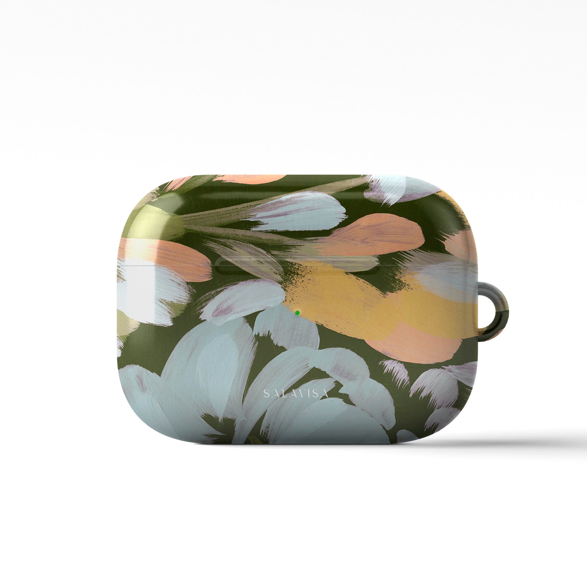 Floral Print Canvas AirPods Case Cover - Protective & Stylish Design for AirPods 1/2/3 - Perfect for Daily Use, Travel & Gift Giving