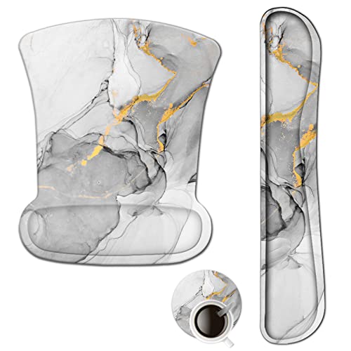 Grey Gold Marble