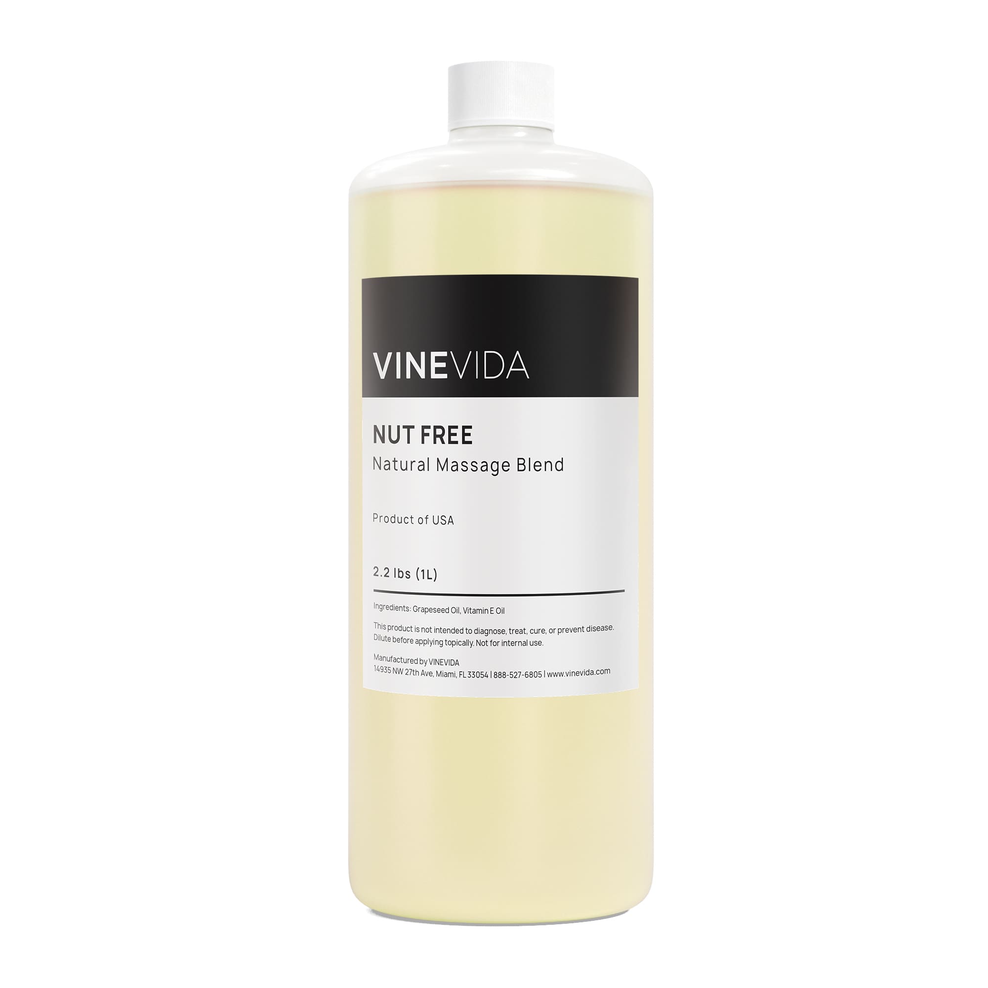 Nut-Free Massage Oil Blend - Hypoallergenic & Soothing for Sensitive Skin | Perfect for Aromatherapy, Relaxation & Spa Treatments