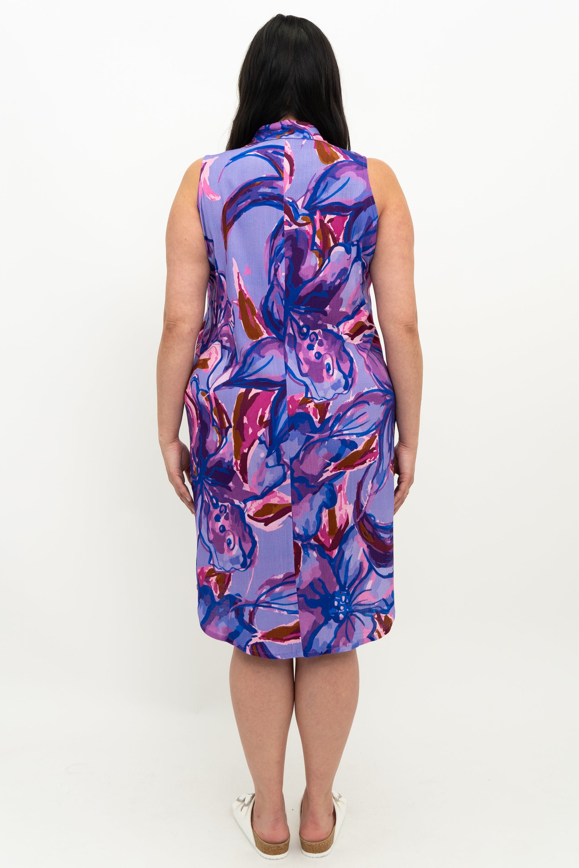 Lily Love Hula Dress - Breathable Linen Bamboo Blend for Summer Beach & Boho Style