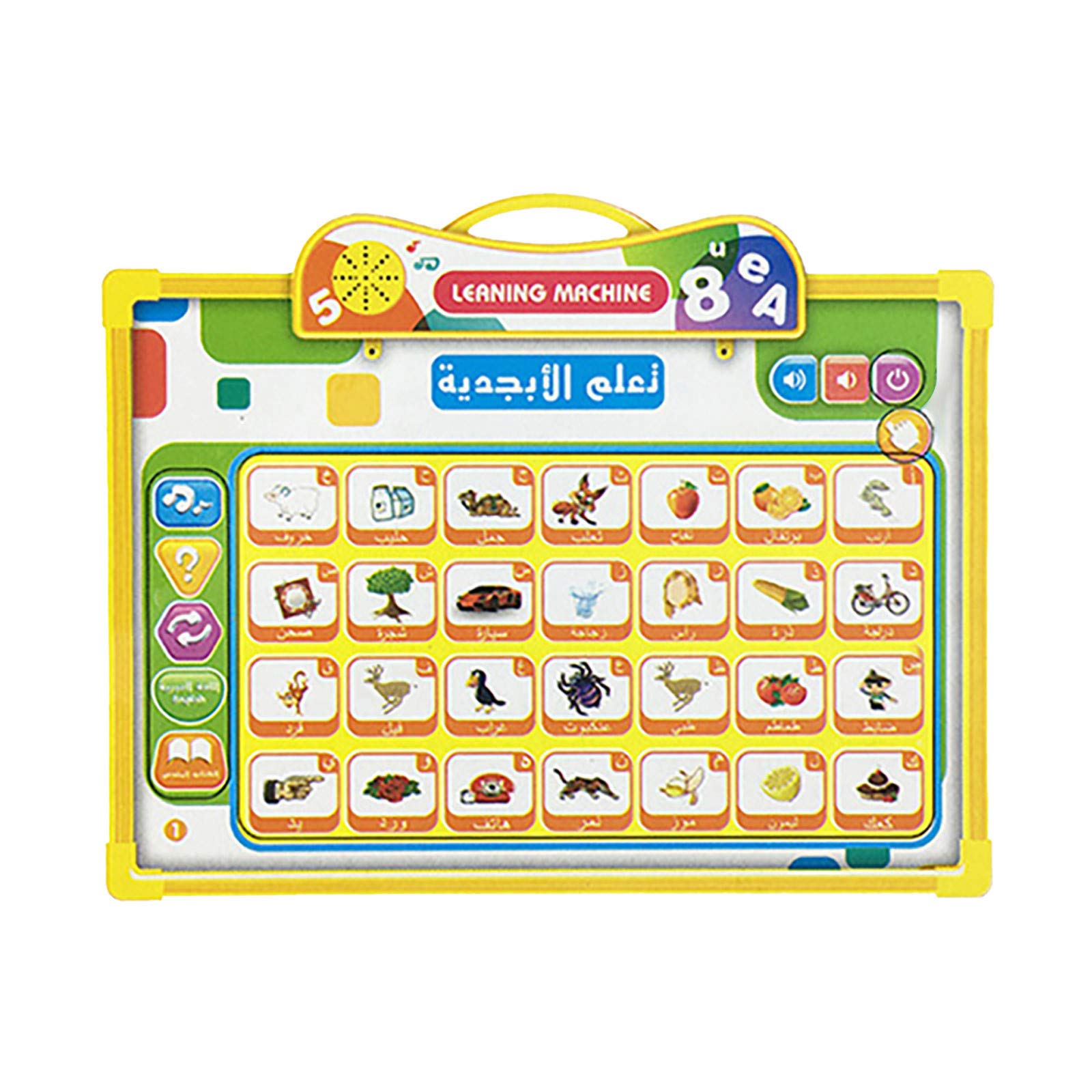 Arabic English Learning Machine - Intelligent Point-Reading Drawing Board with Fun Educational Games for Toddlers Age 2+ (Multicolor, Standard Size) - Perfect for Early Childhood Bilingual Learning & Interactive Playtime