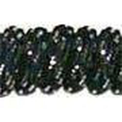 Premium Curly Shoelaces for Sneakers - Black & Metallic Silver (1 Pair) - Durable & Stylish Laces for Running Shoes, Casual Sneakers & Fashion Footwear