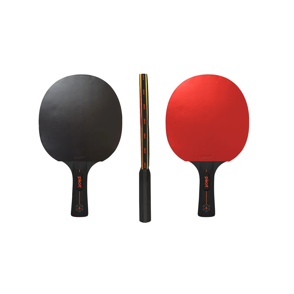 PIVOT FGD6STAR 6-Star Table Tennis Racket - Professional Ping Pong Paddle for Tournament Play & Recreational Games
