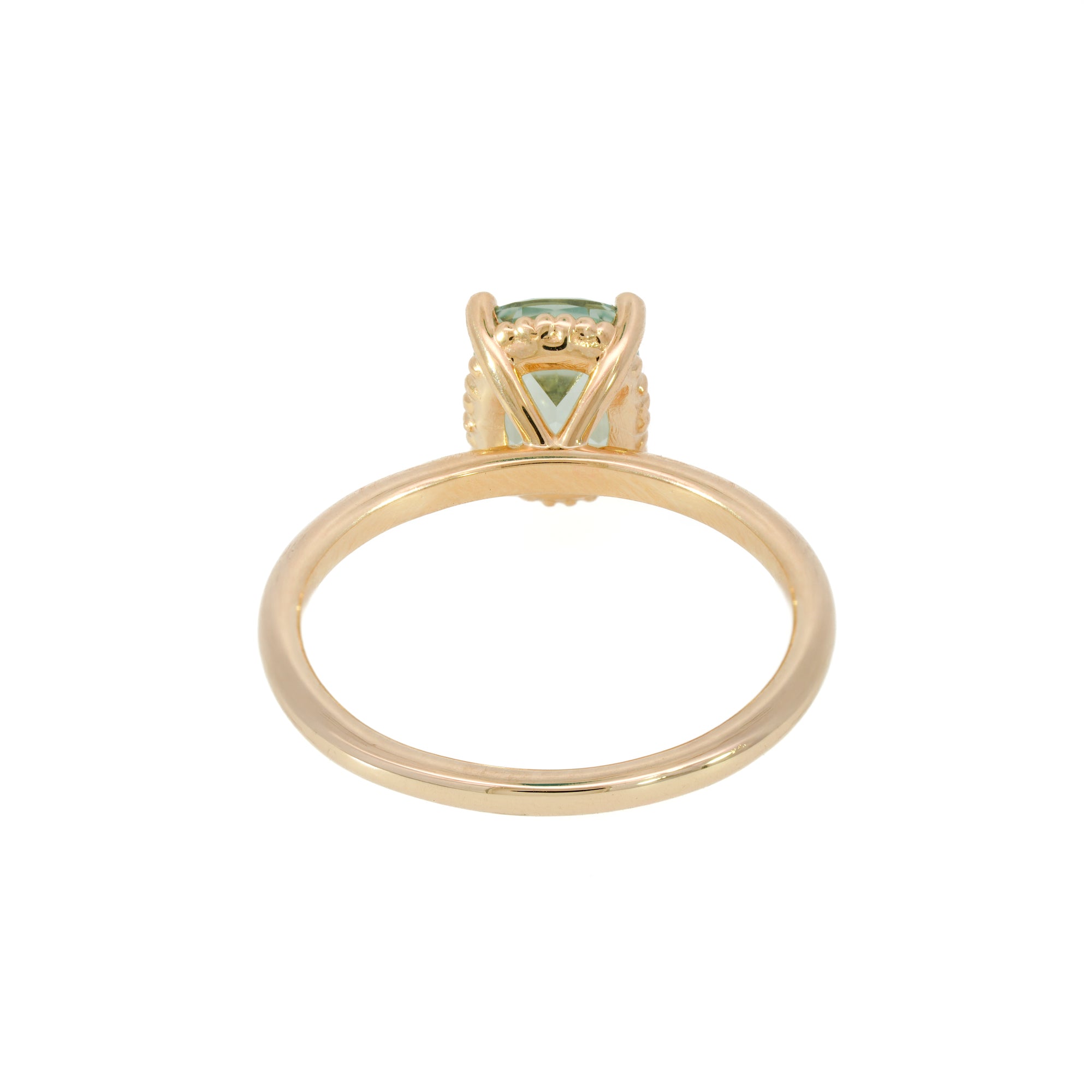 Daphne Solitaire Ring - Elegant 14K Gold Minimalist Engagement Ring for Women | Perfect for Proposals, Weddings & Anniversaries