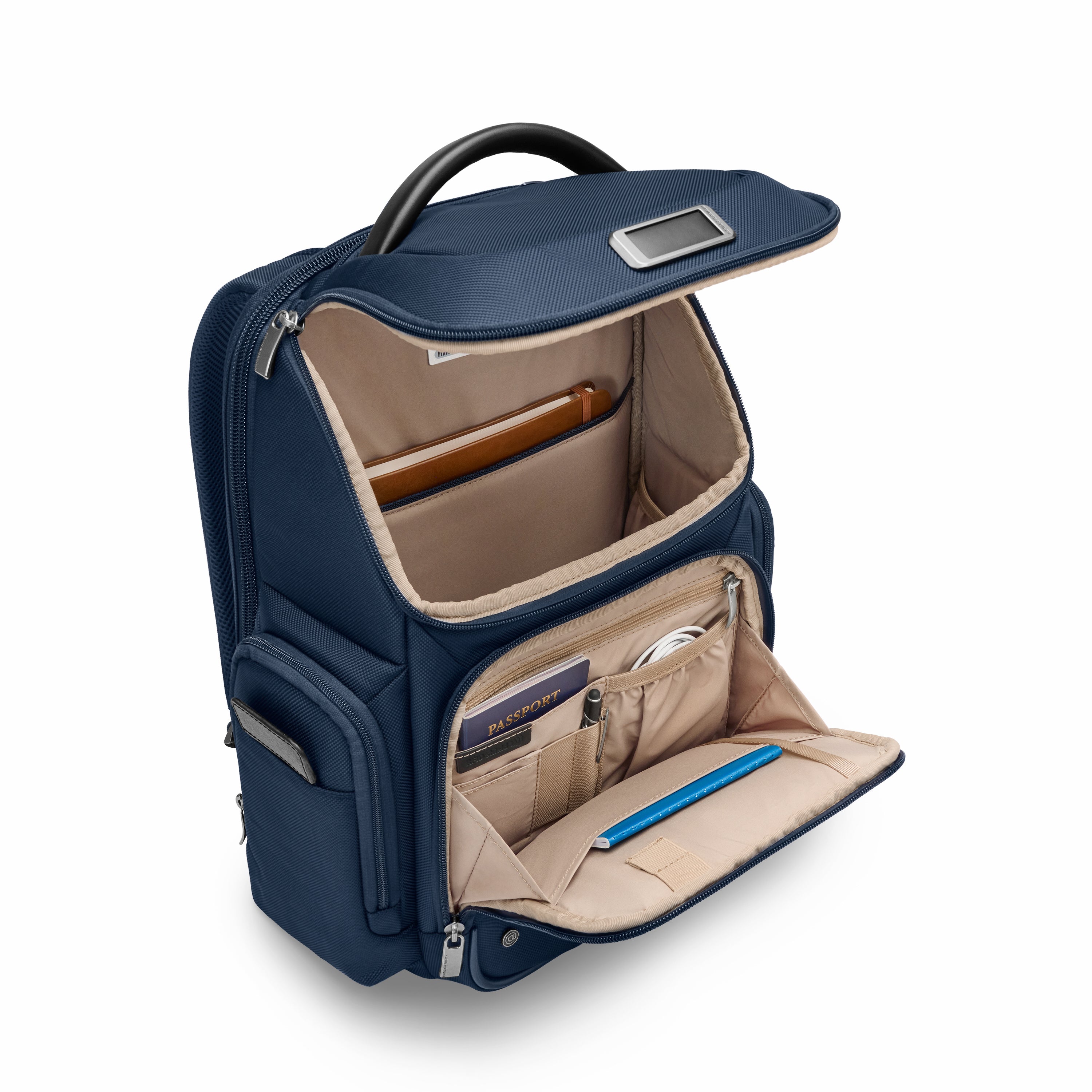Briggs & Riley @work 2.0 Medium Widemouth Backpack for Business Travel & Commuting - Durable Laptop Backpack with Spacious Organization for Work & School