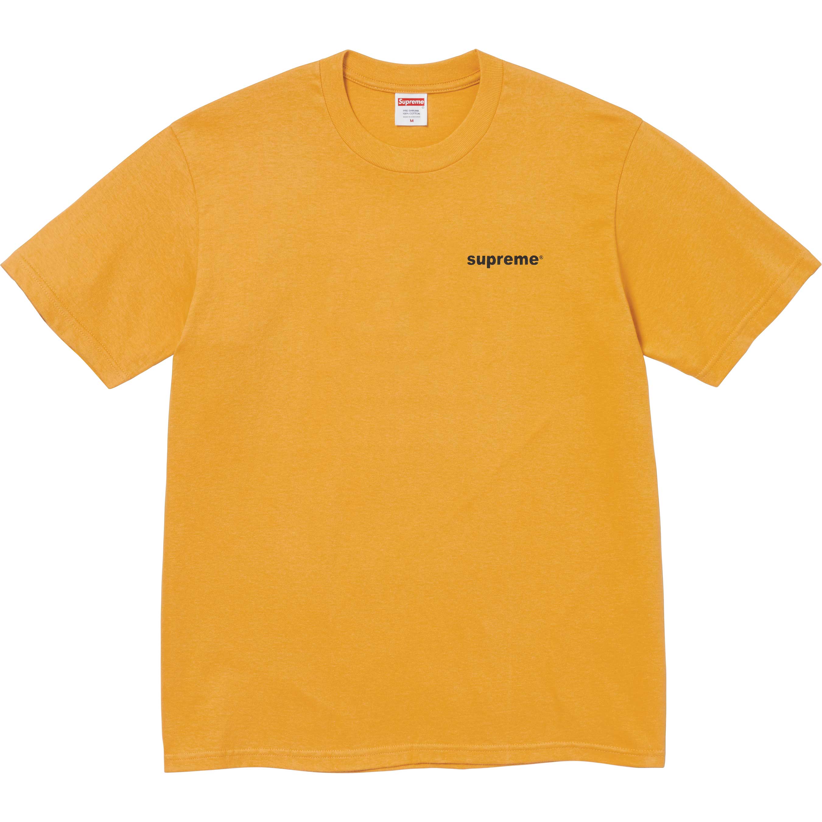 Supreme Fuck Money T-Shirt - Mustard Yellow Streetwear Graphic Tee for Men | Hip Hop Fashion, Urban Style, Casual Wear