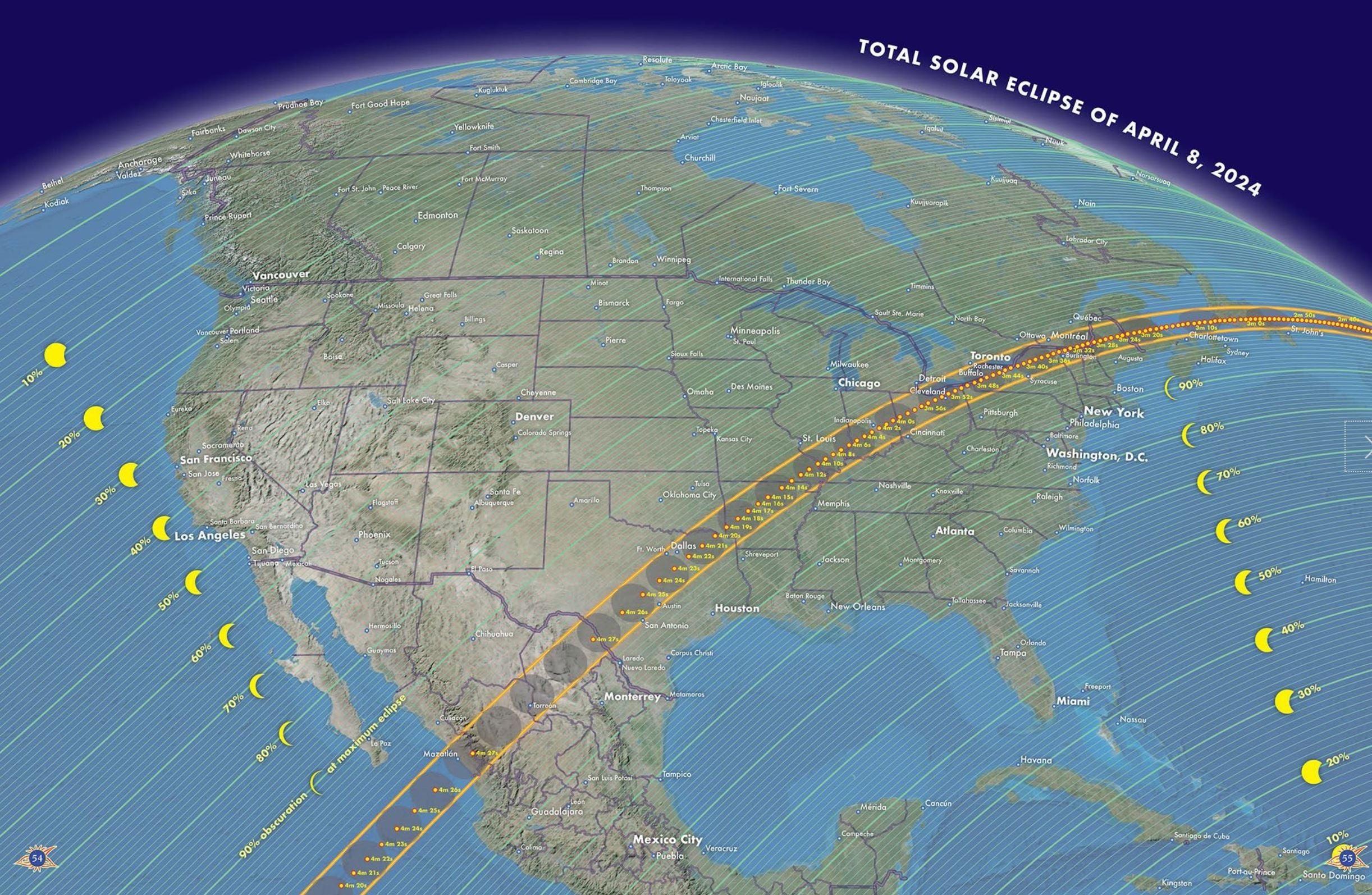 2023 & 2024 Solar Eclipse Field Guide - Complete Viewing Handbook for North America | Astronomy Enthusiasts & Science Educators