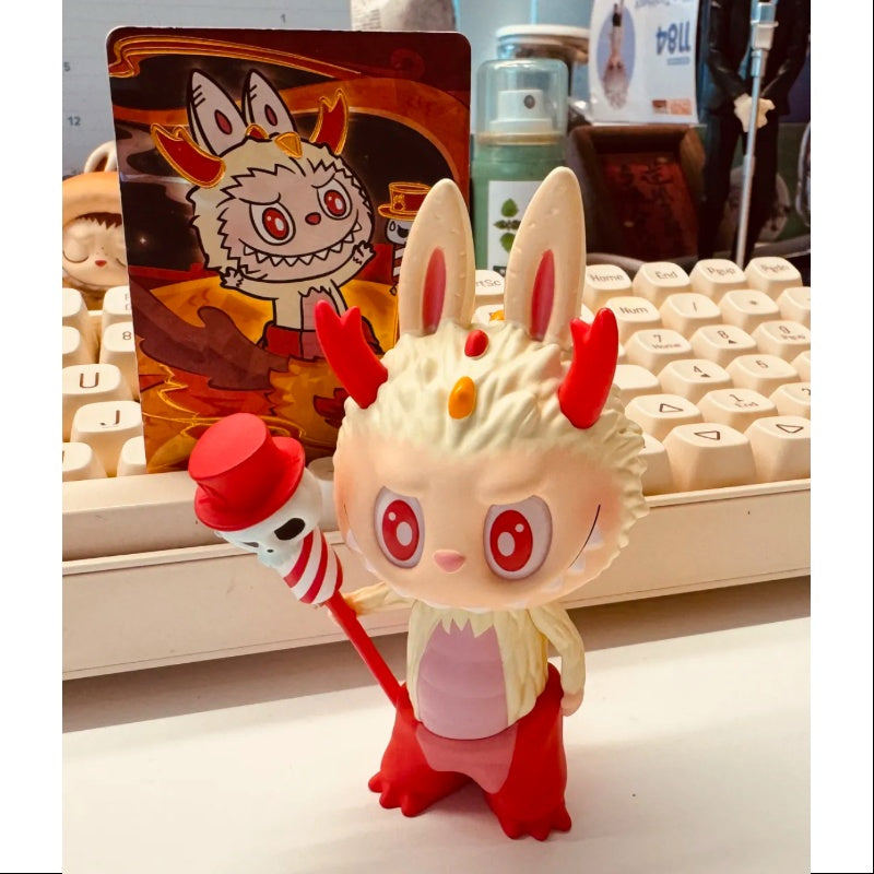 Labubu Pop Mart Loong Presents the Treasure Series FLYING LOONG Collectible Figure - Limited Edition Chinese New Year Dragon Art Toy for Display & Gifting