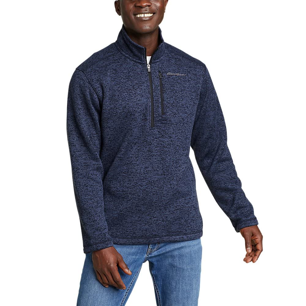 Eddie Bauer Men's Classic Fleece Jacket - Lightweight, Warm & Water-Resistant Outdoor Jacket for Hiking, Camping & Casual Wear