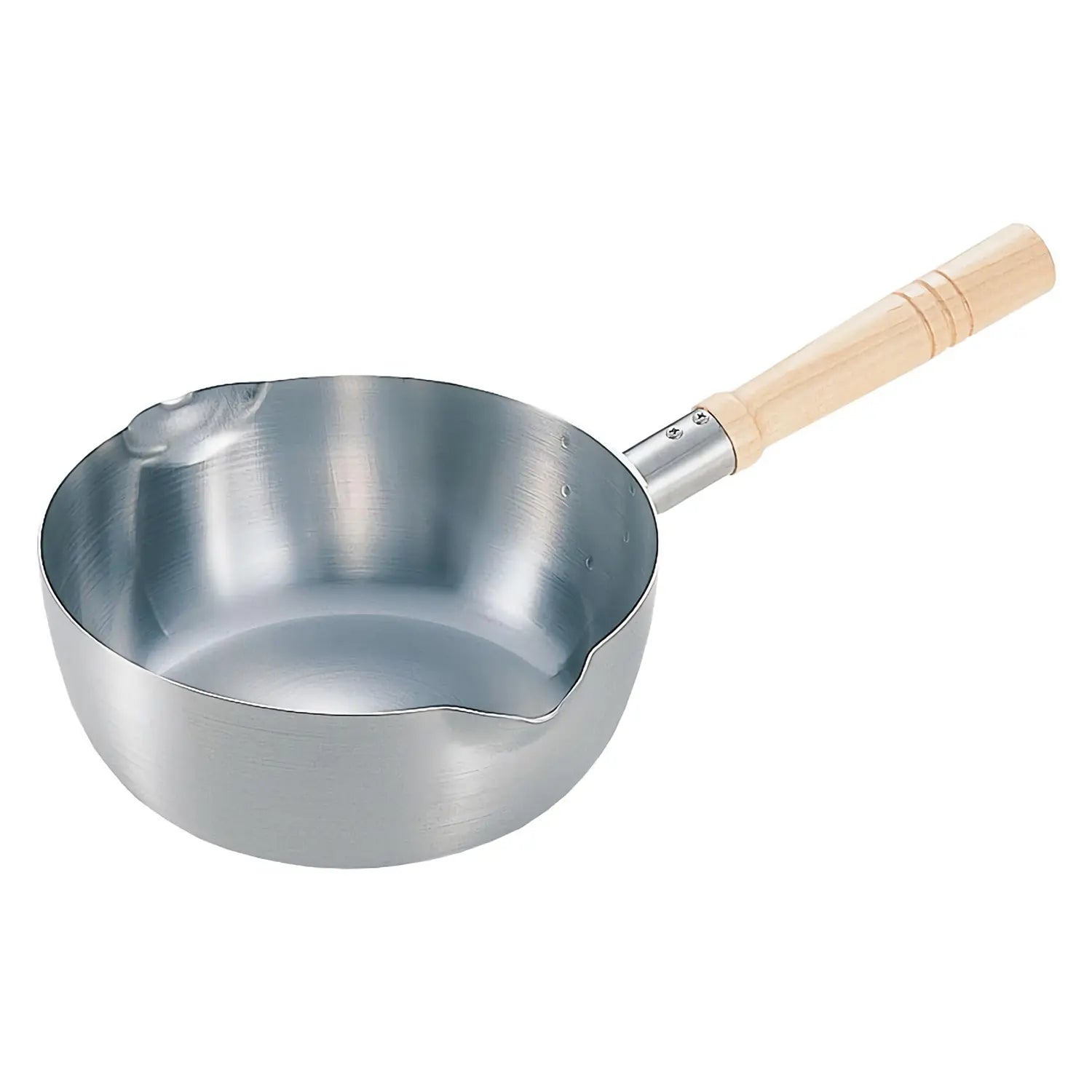 Premium Fujinosu Royal 18/10 Stainless Steel Induction-Compatible Yukihira Saucepan - Perfect for Japanese Cooking, Soups & Sauces