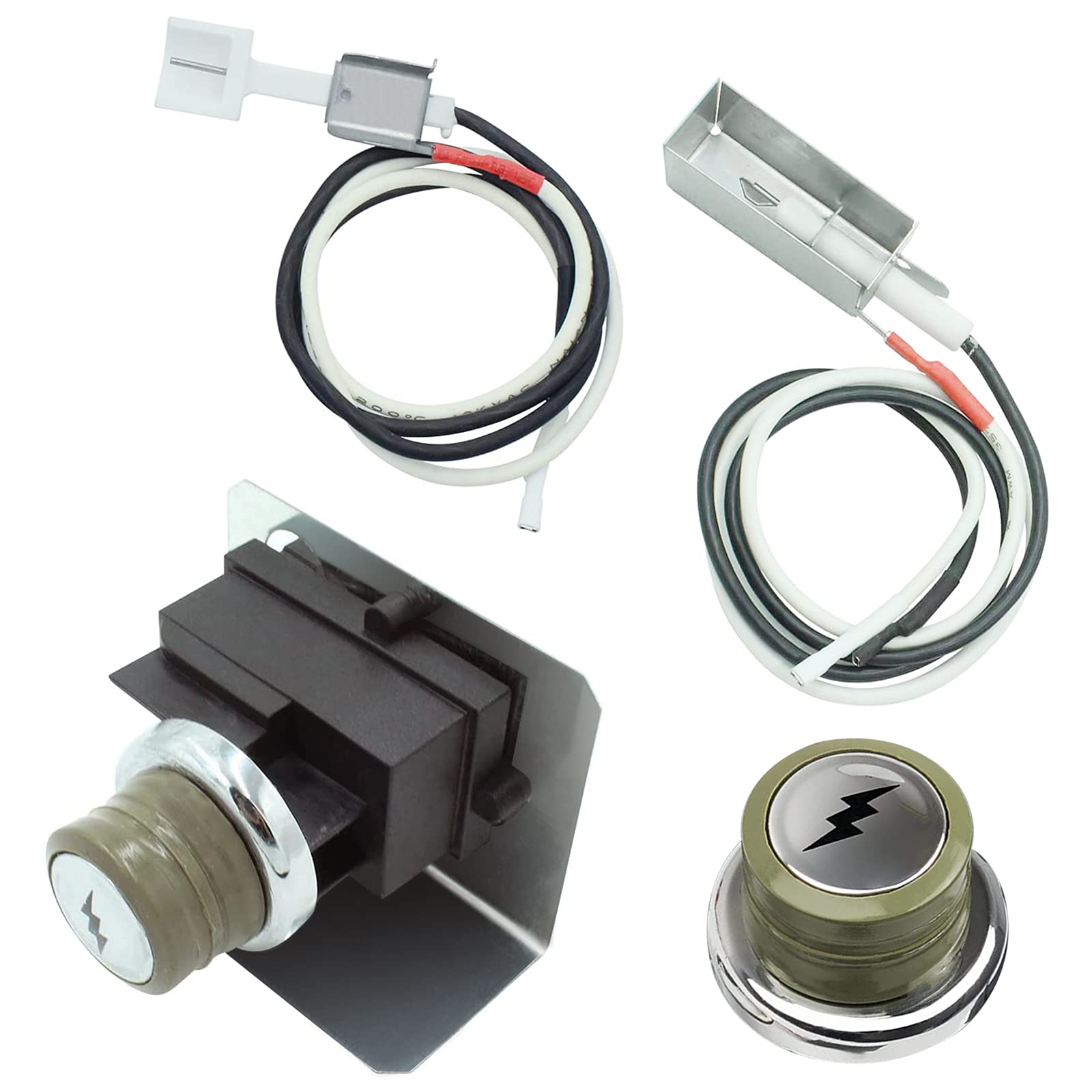 Weber Grill Igniter Kit Replacement for Spirit E-310, E-210, Spirit II E-310, E-210 & Genesis 300 Series - Compatible with Models 91360, 67847, 67726 - Perfect for Outdoor BBQ, Gas Grill Maintenance & Backyard Cooking