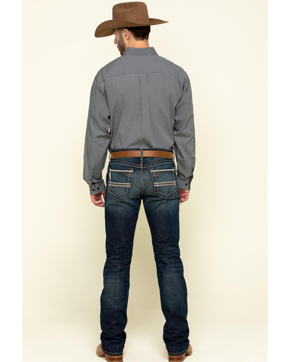 Cinch Men's June Ian Western Shirt - Classic Plaid Button-Up for Cowboy Style | Perfect for Rodeo, Ranch Work & Casual Wear