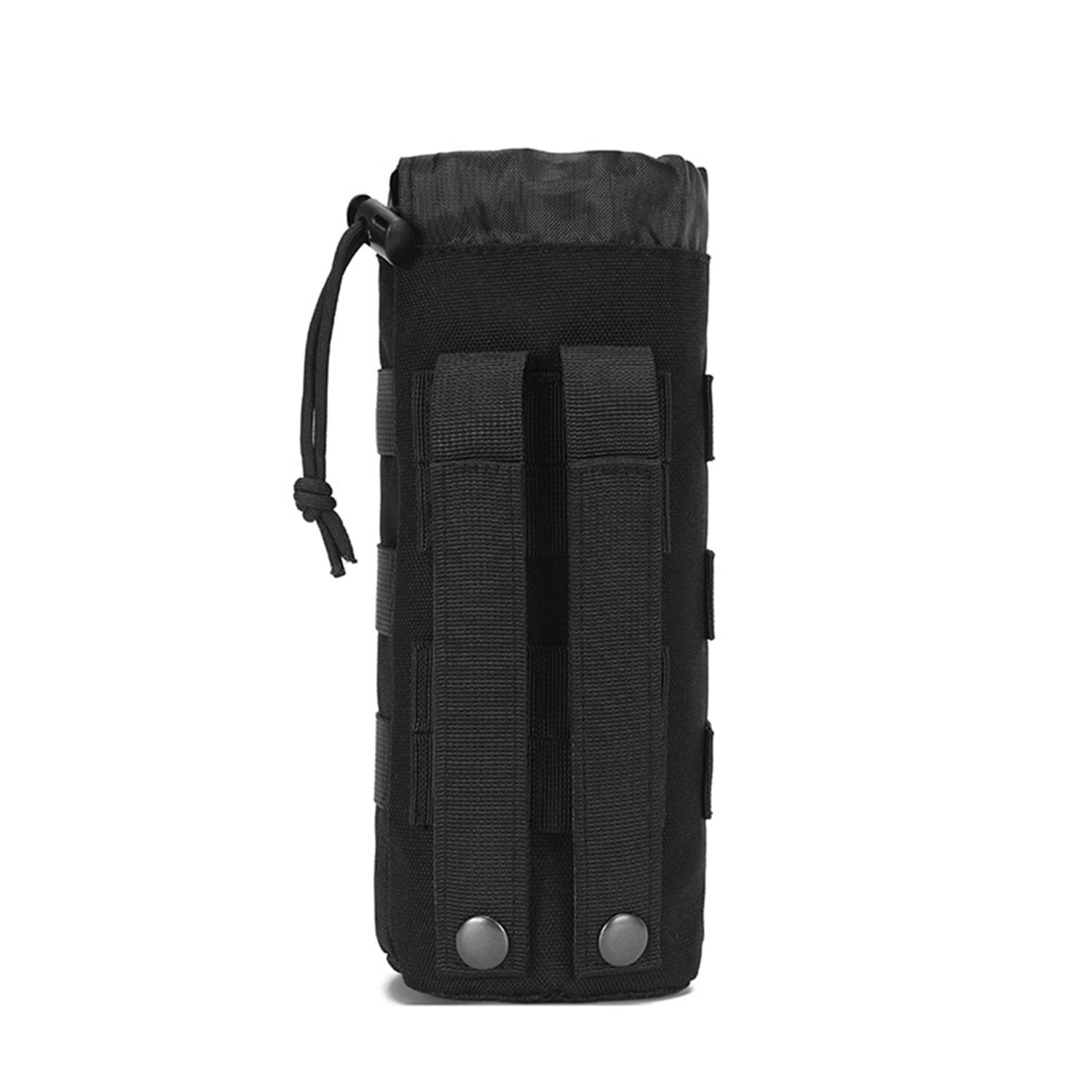 LFWATAXY Tactical Water Bottle Pouch - Durable Nylon Webbing Cup Holder for Backpack Attachment - Multipurpose Outdoor Gear for Hiking, Camping & Military Use
