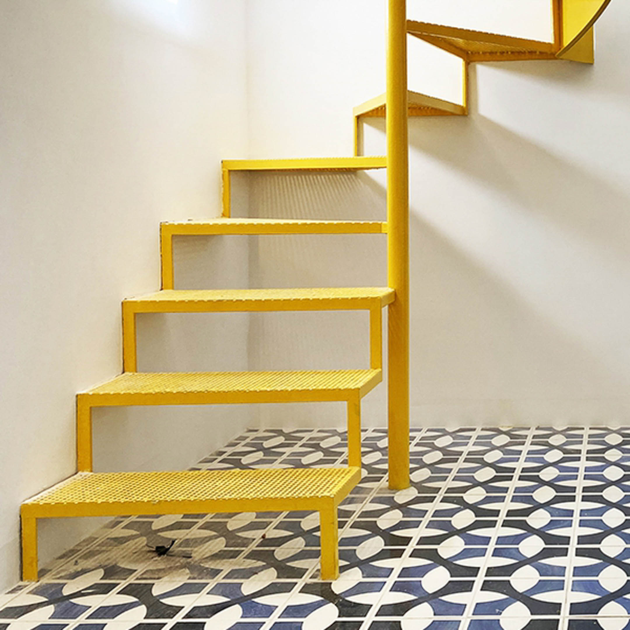 Vita Sole 03 Spanish Encaustic Cement Tiles - Handmade Orange County Floor & Wall Tiles for Kitchen Backsplash, Bathroom, Patio & Outdoor Decor