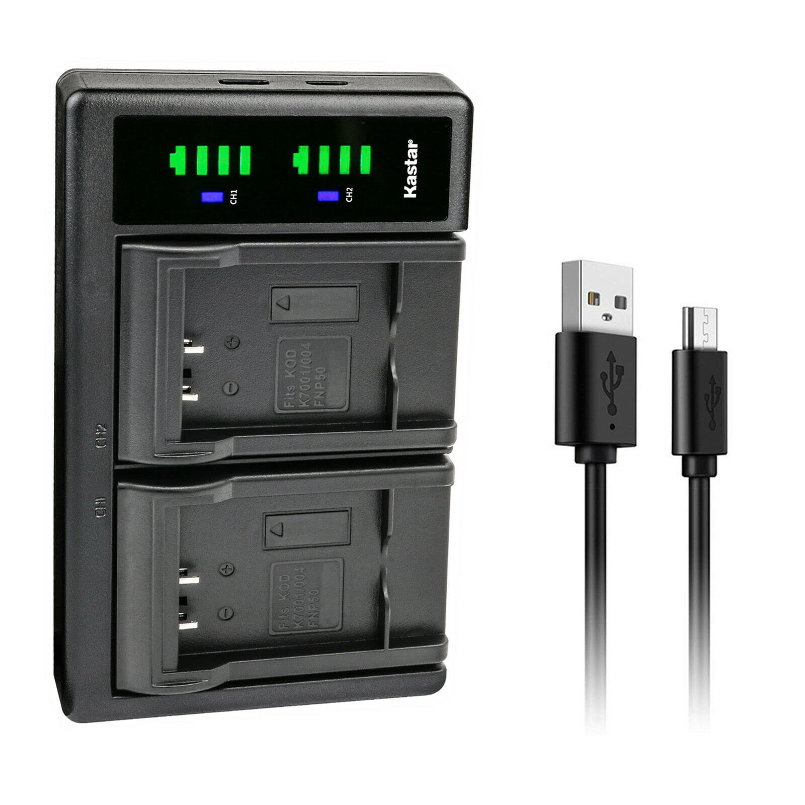 Kastar LTD2 USB Charger for SiOnyx Aurora SX-50 Battery - Compatible with PRO Night Vision Camera, IR Night Vision Cameras | Water-Resistant for Day/Night Action & Sports | Perfect for Hunting, Surveillance & Outdoor Adventures