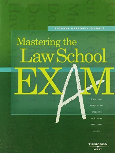 Mastering the Law School Exam: A Complete Career Guide by Suzanne Darrow-Kleinhaus (1st Edition, 2006) - Essential Study Resource for Law Students & Bar Exam Preparation