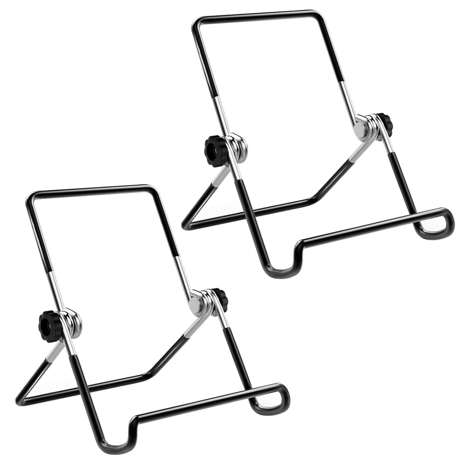 Moko 2-Pack Foldable Tablet Stand - Adjustable Metal Phone & iPad Holder for 9-12.9