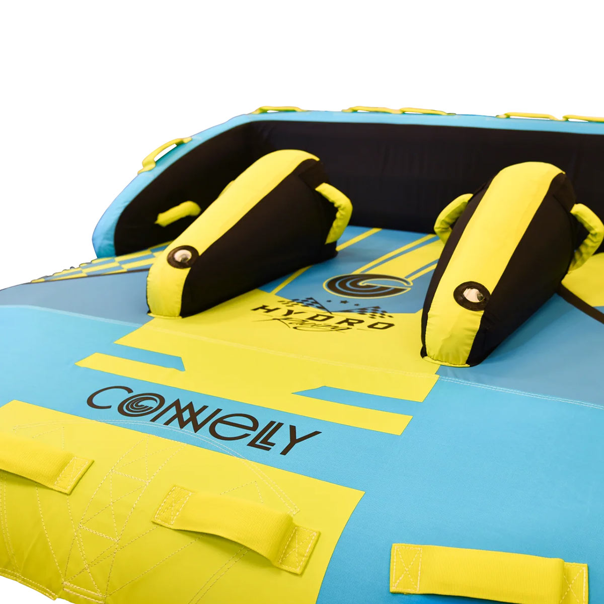 Connelly Hydro Towable Tube for 3 Riders - Heavy Duty Inflatable Water Tube for Boating, Lake & Ocean Fun - Perfect for Family & Friends Water Sports Adventure