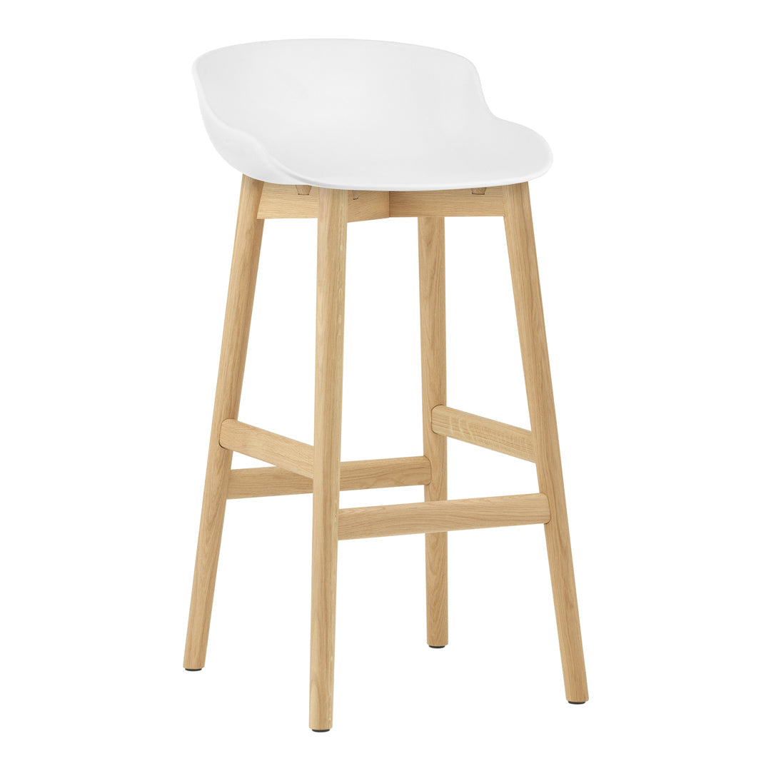 Premium Hyg Bar Stool with Solid Wood Base - Modern Kitchen Island & Home Bar Seating - Perfect for Dining, Entertaining & Small Spaces