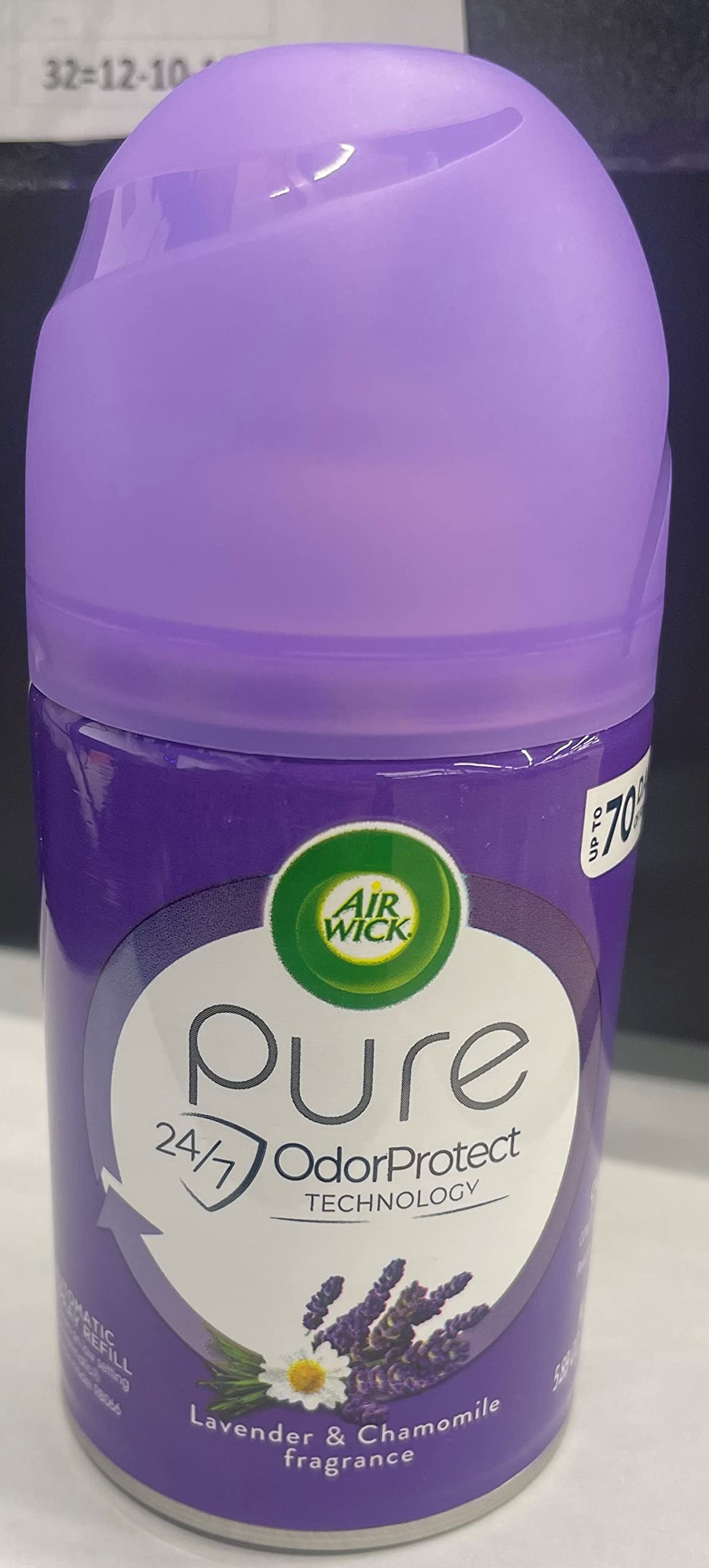 Air Wick Freshmatic Automatic Spray Air Freshener Refill - Lavender & Chamomile Scent, 6.17 Oz (6-Pack) for Home, Office & Bathroom - Long-Lasting Fragrance & Auto-Spray Technology