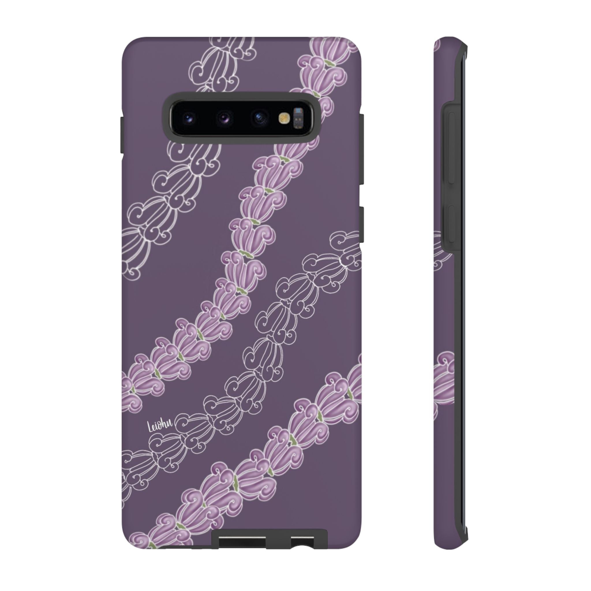 Samsung Galaxy Phone Case with Crown Lei Design - Durable Protective Cover for Samsung Galaxy Series | Perfect for Hawaiian Parties, Luaus, and Tropical Themed Events