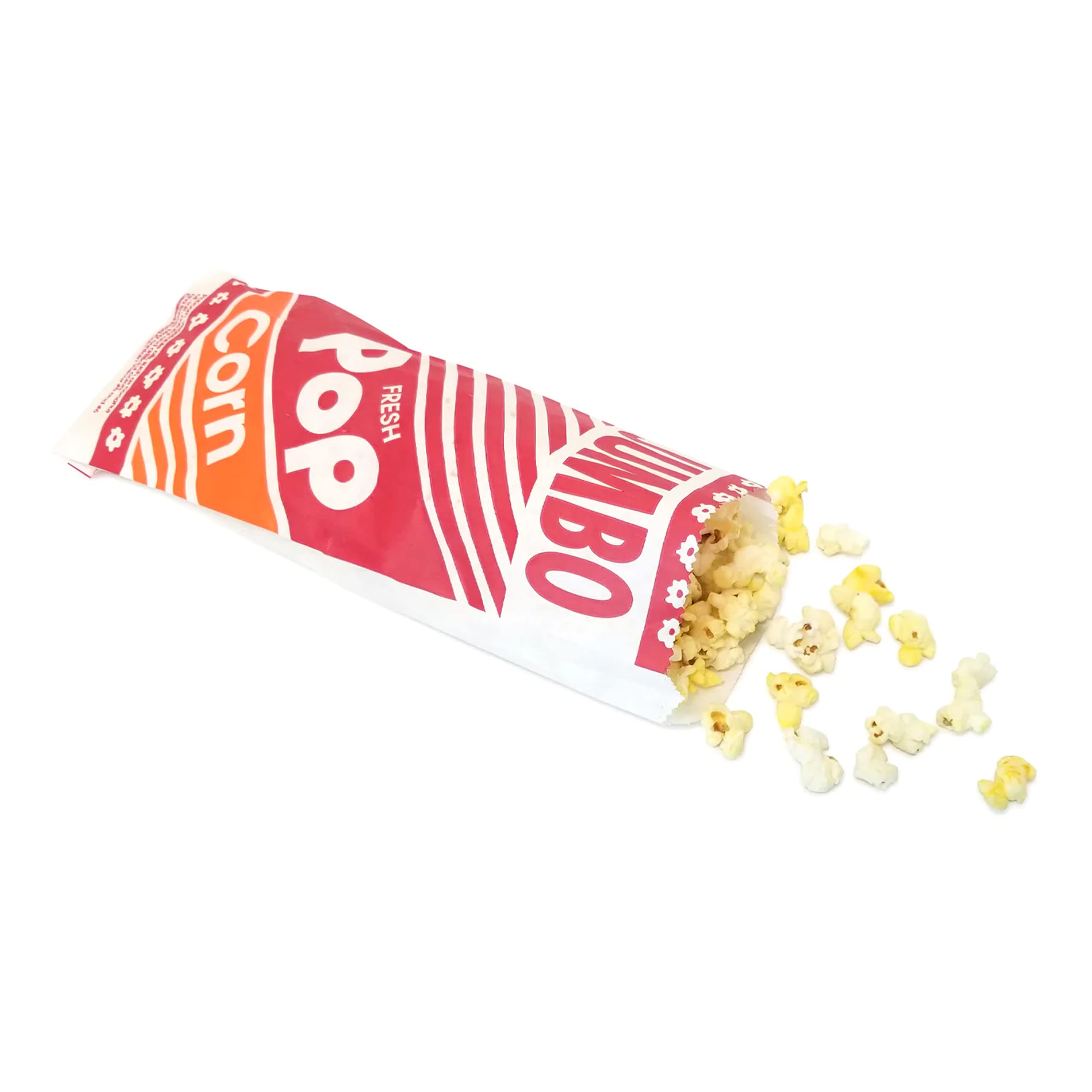 Premium 12-Inch Popcorn Supply Bags - Case of 2000 | Bulk Popcorn Packaging for Movie Theaters, Concessions & Events