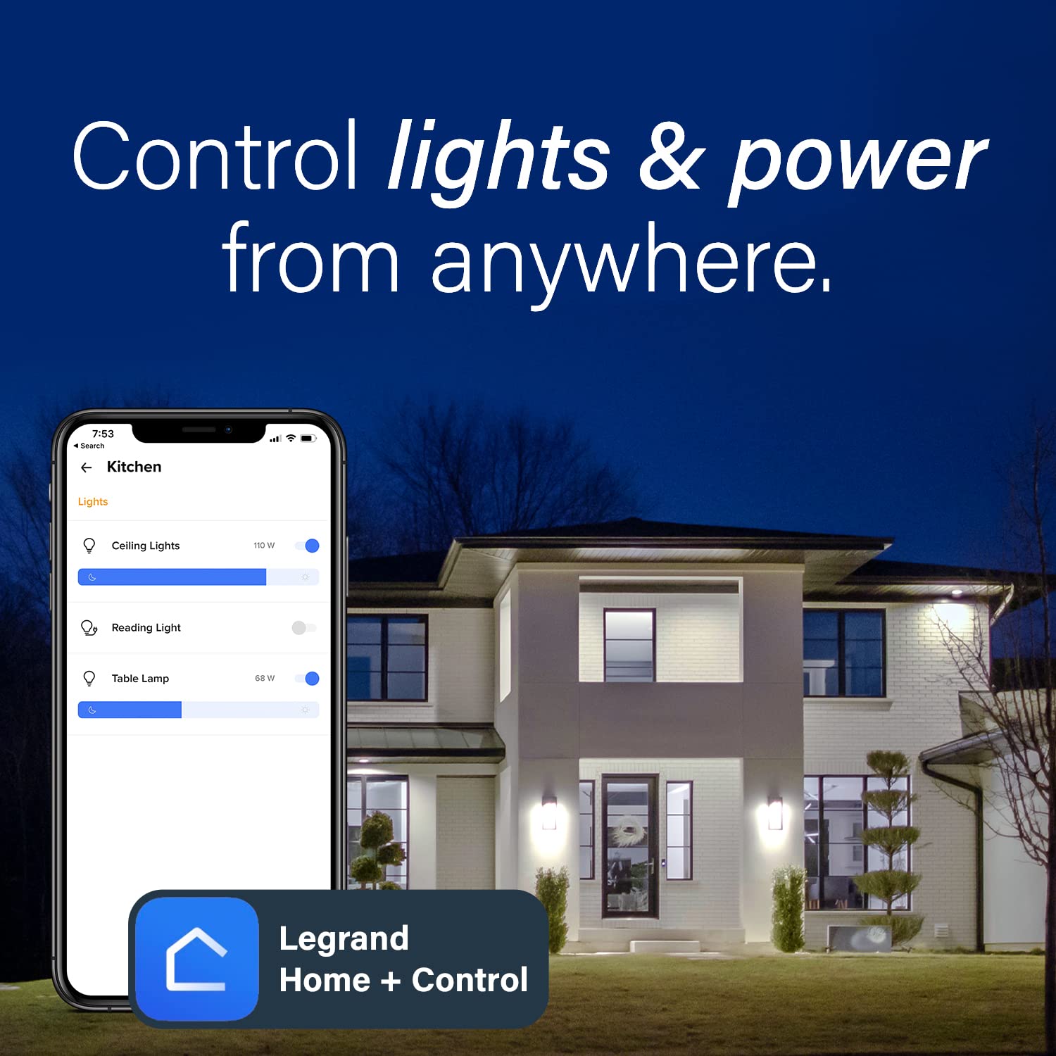 Legrand Radiant WNRH10KITLA Smart Light Switch with Netatmo Starter Kit - Tamper Resistant, Works with Alexa, Google Assistant & Apple HomeKit - Light Almond (1-Pack) - Perfect for Smart Home Automation & Voice Control