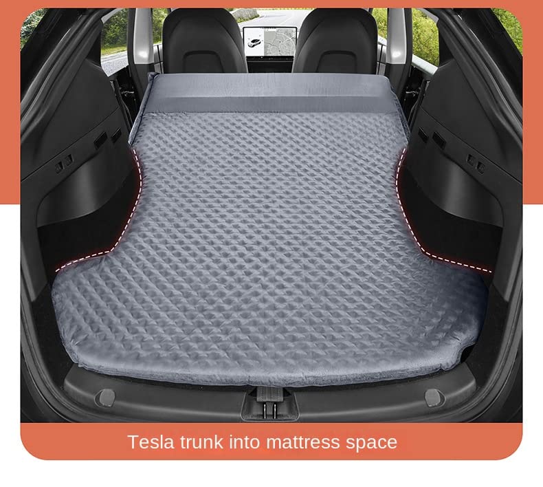 **Car Mattress for Tesla Model 3 & Model Y (2017-2022) – Portable Trunk Mattress for Camping, Road Trips & Comfortable Car Sleeping**
