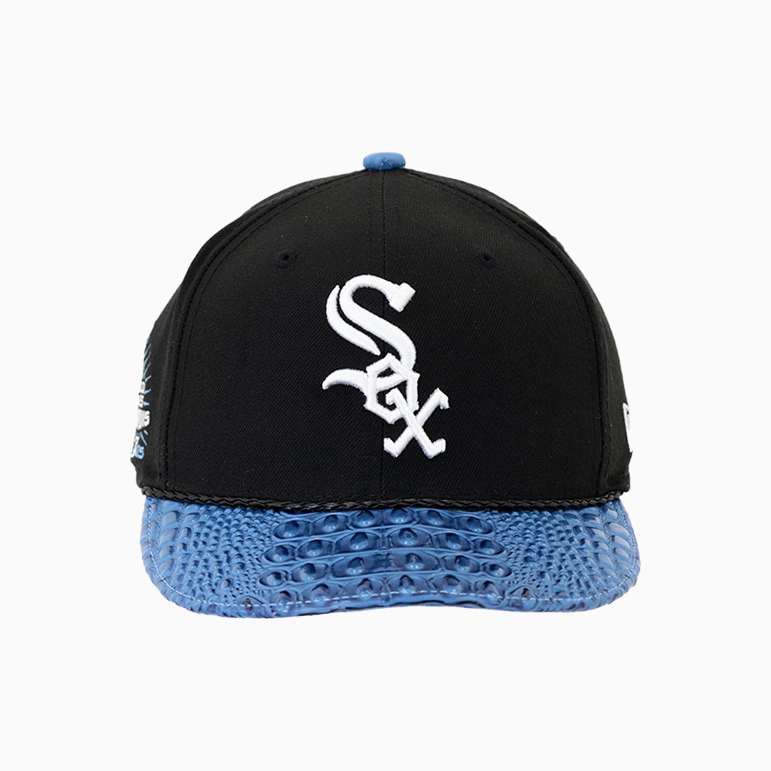 Breyer's Buck 50 Chicago White Sox Baseball Cap with Genuine Leather Visor - Perfect for Baseball Games, Sports Events & Casual Wear
