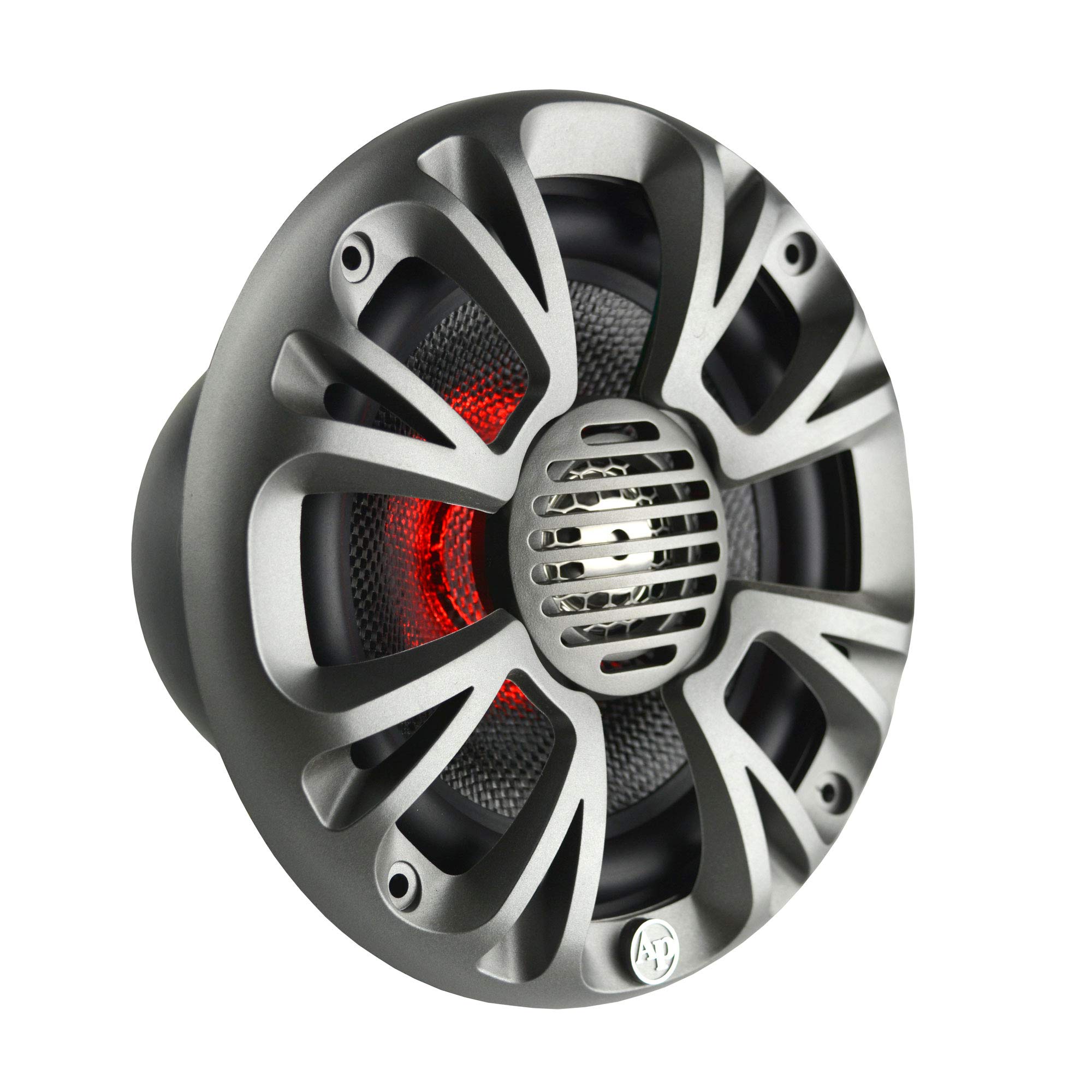 Audiopipe APMP Marine Speakers with LED Lights - Waterproof Bluetooth Boat Speakers for Outdoor, Pool Party, and Marine Use