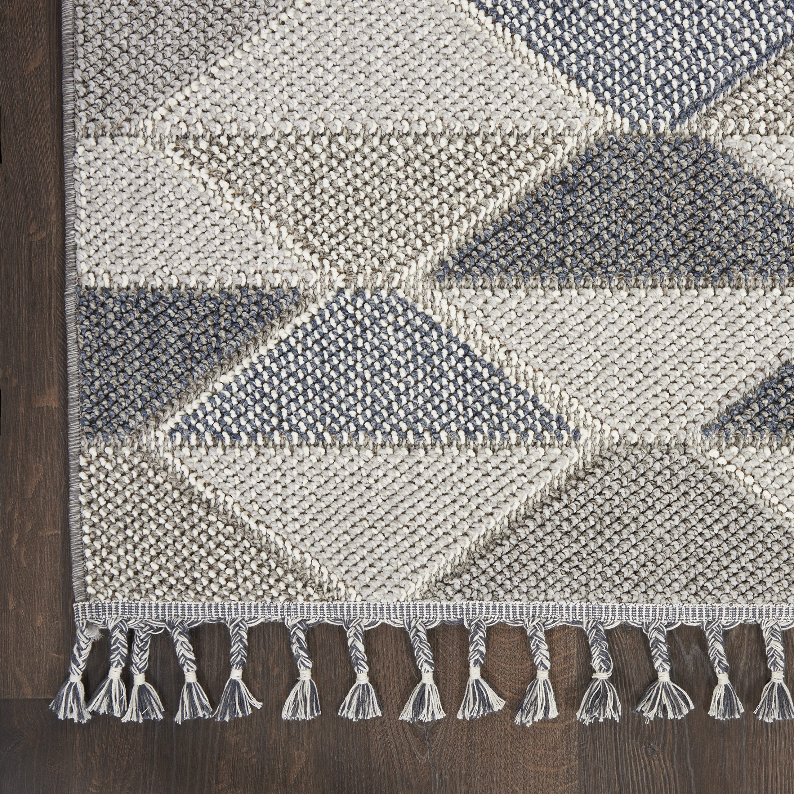 Nourison Elwood Grey/Charcoal 5'3