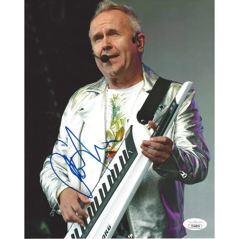Howard Jones Hand Signed 8x10 Photo with JSA COA - What is Love? Song Memorabilia - Perfect for Music Fans & Collectors, Wall Decor, Gift Idea