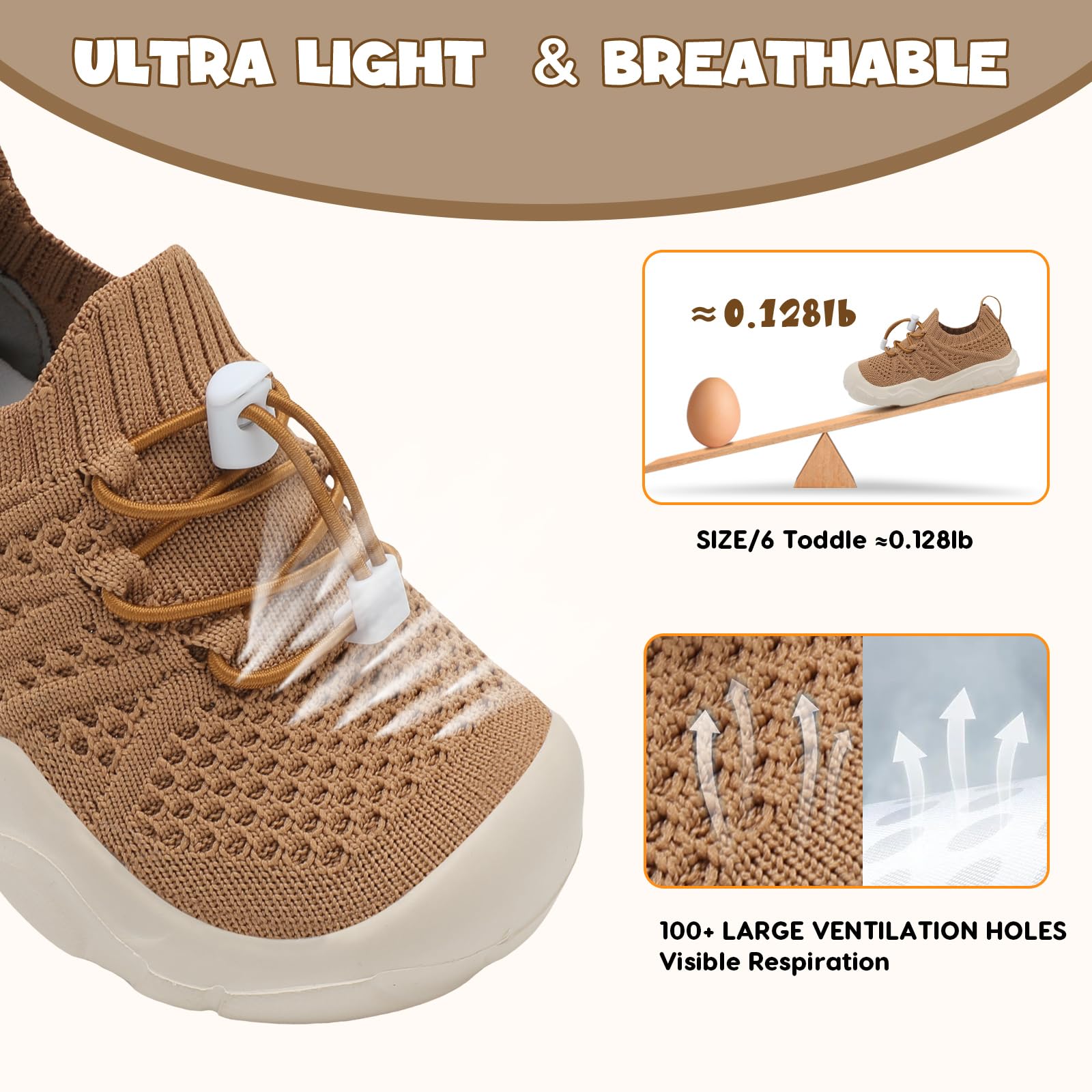 JOINFREE Toddler Barefoot Shoes - Lightweight Slip-On Sneakers for Boys & Girls, Perfect for Outdoor Play & Walking
