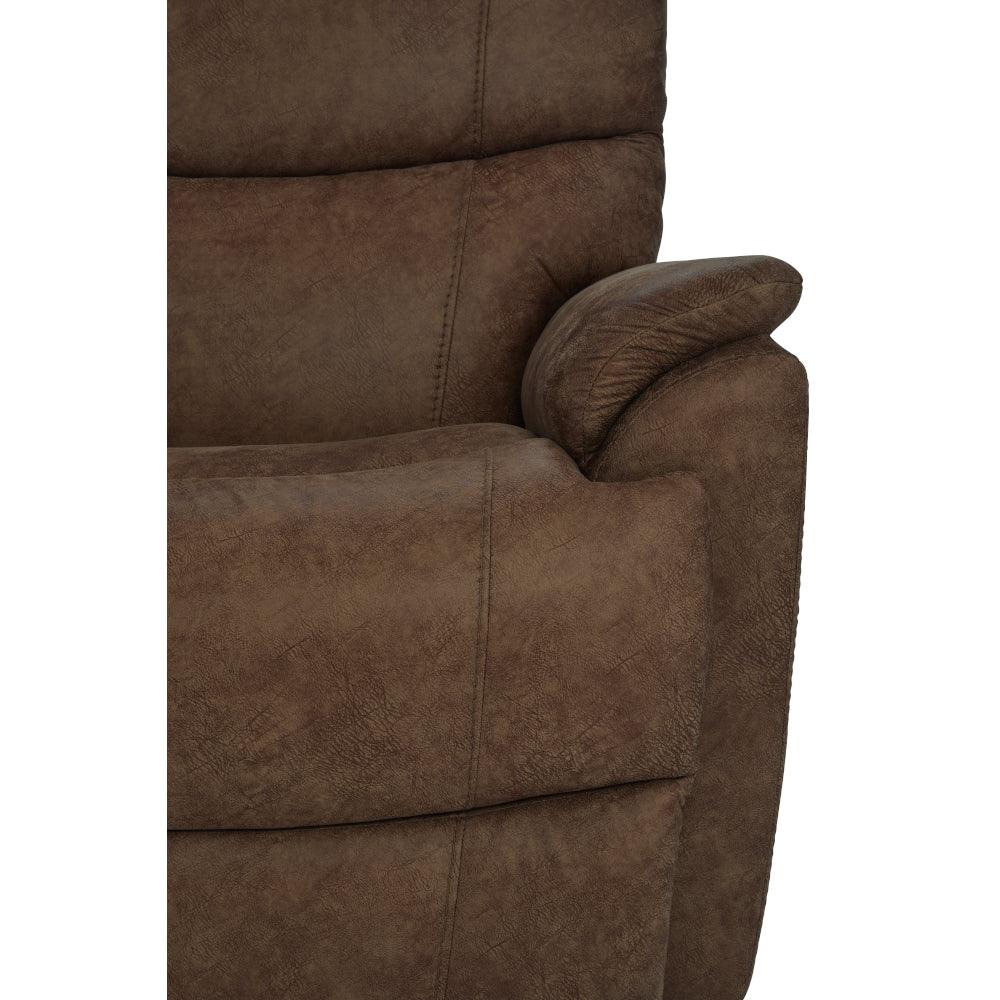 Trouper Recliner 724 10 D1267 78 - Comfortable Leather Reclining Chair with Footrest for Living Room, Home Theater, and Office Relaxation